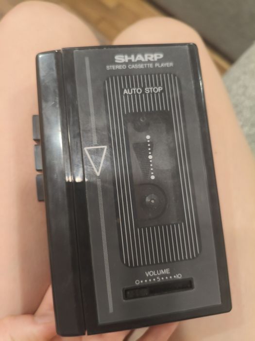 Walkman odtwarzacz kasetowy sharp jc-105 1985