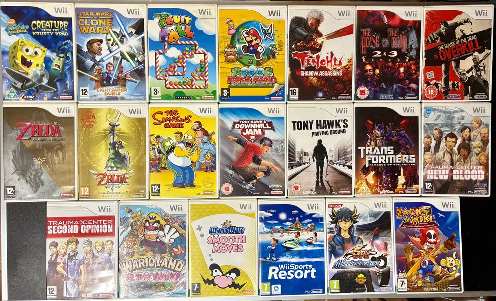 JOGOS Nintendo Wii  || Portes Grátis || Preços na Descrição || Ler Descrição↓
