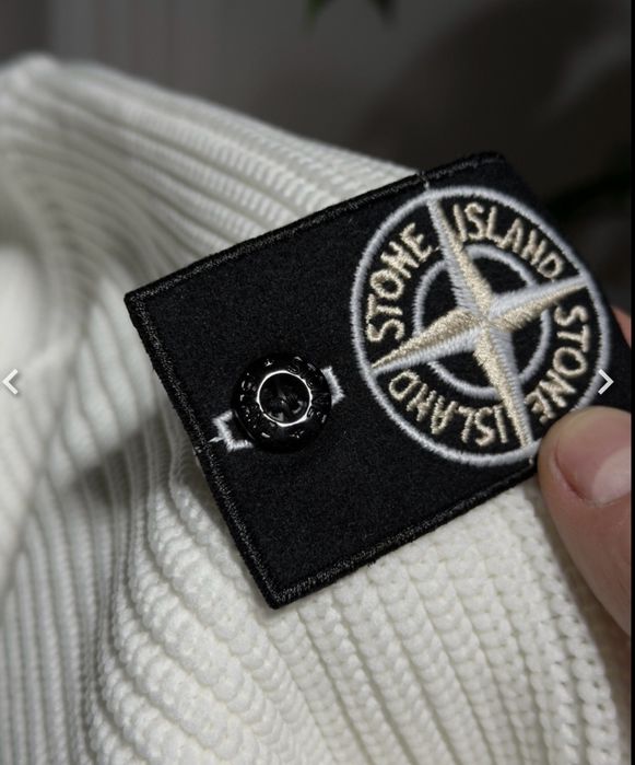 sweter stone island night glow knit nowy