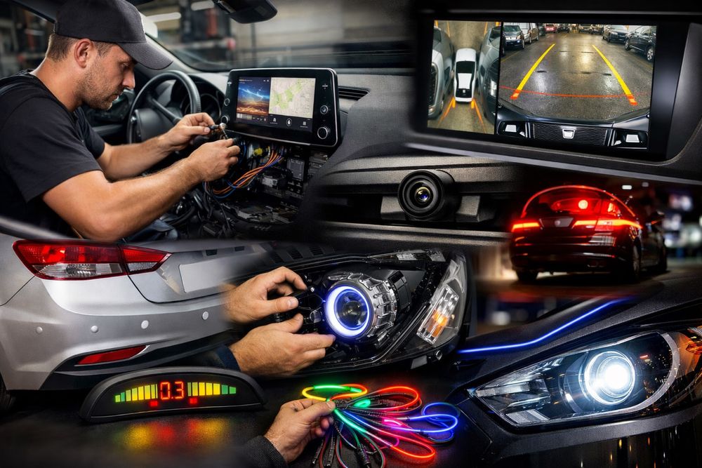 Автоелектрик | Камери | Мультимедіа | Світло | Паркотроніки