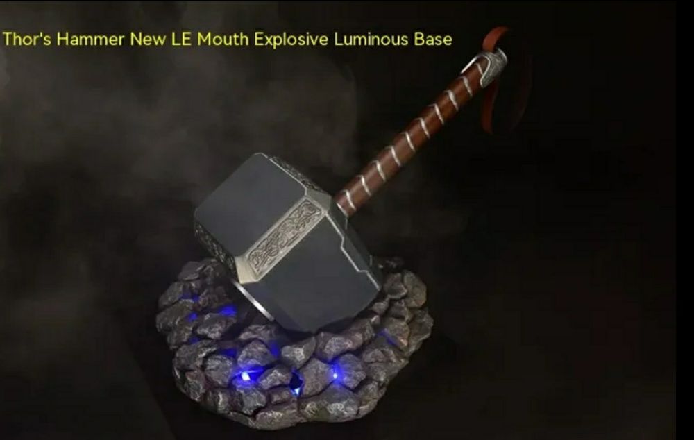 Martelo do Thor Mjolnir Metal Tamanho Real 1:1 Premium