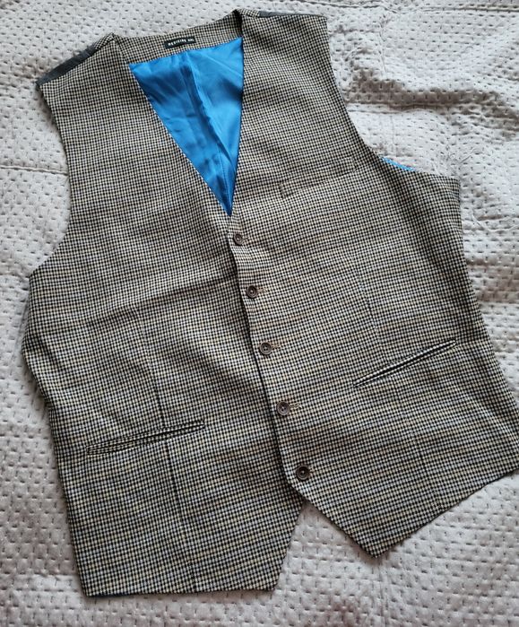 Kamizelka męska w kratkę Medicine XXL