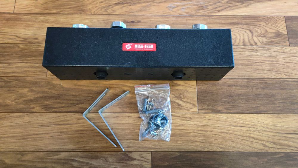 Belka rozdzielacz CO 2 obiegi DN32/GW 1 1/2 Metal-Fach