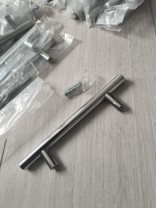 Ручка меблева релінгова 96мм хром 192мм G2