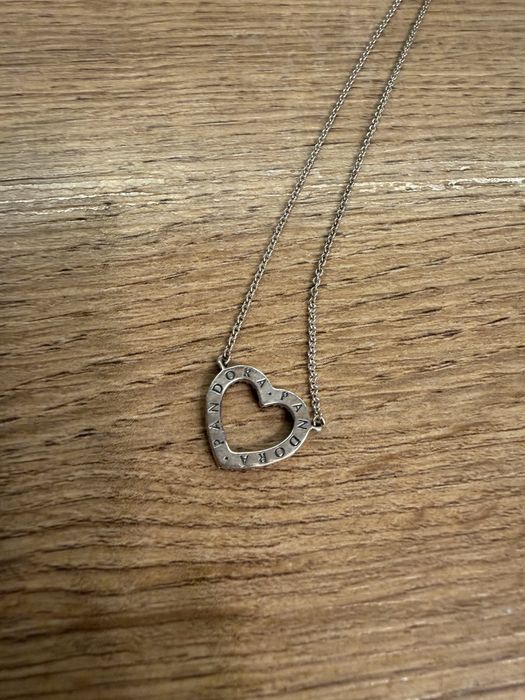 Naszyjnik Pandora serce srebro