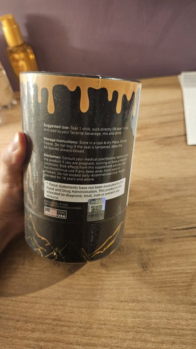 Shilajit Himalajski z Miodem BIYODE 30 Saszetek Kwas Fulwowy Nowy