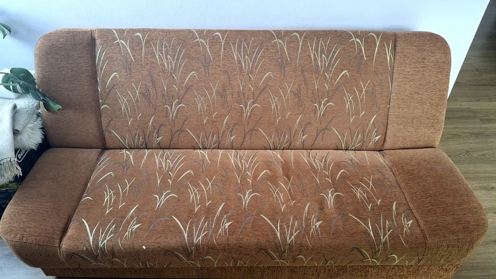 Wersalka łóżko kanapa brąz