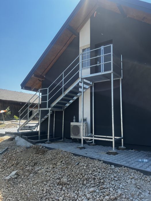 Schody metalowe zewnętrzne  stalowe techniczne  MIECHÓW
