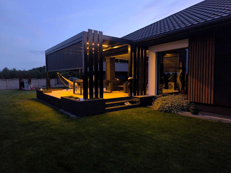 Pergola aluminiowa, ogrodowa, zadaszenie tarasu, carport