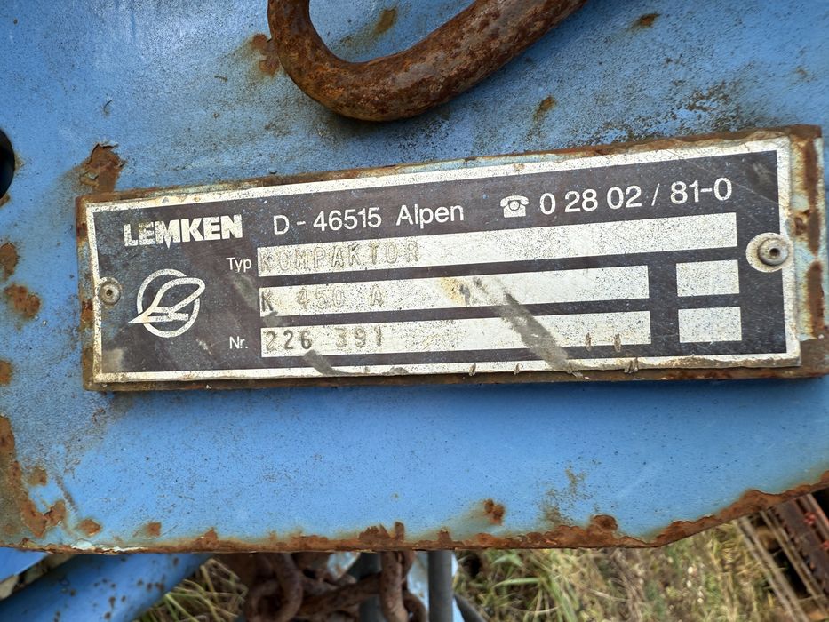 Lemken kompakor k450 A