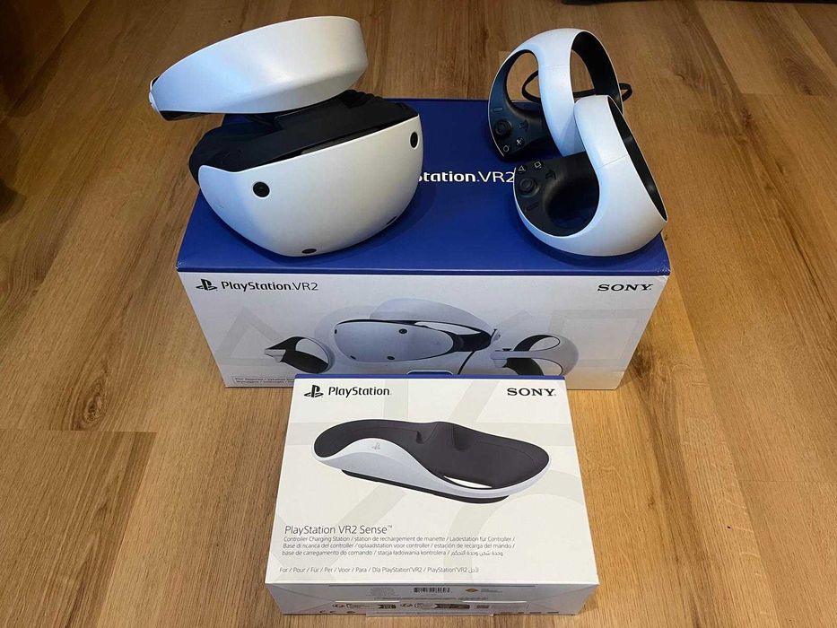 PlayStation VR2 + stacja ładow. - UWAGA! czytaj informację dot. ceny!