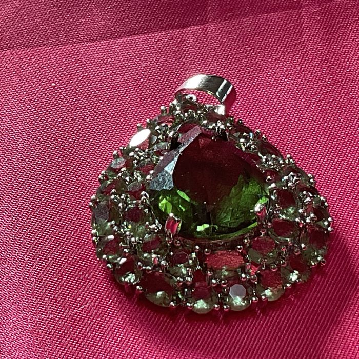 925 Sterling Silver Pendant, 5 cm in Size