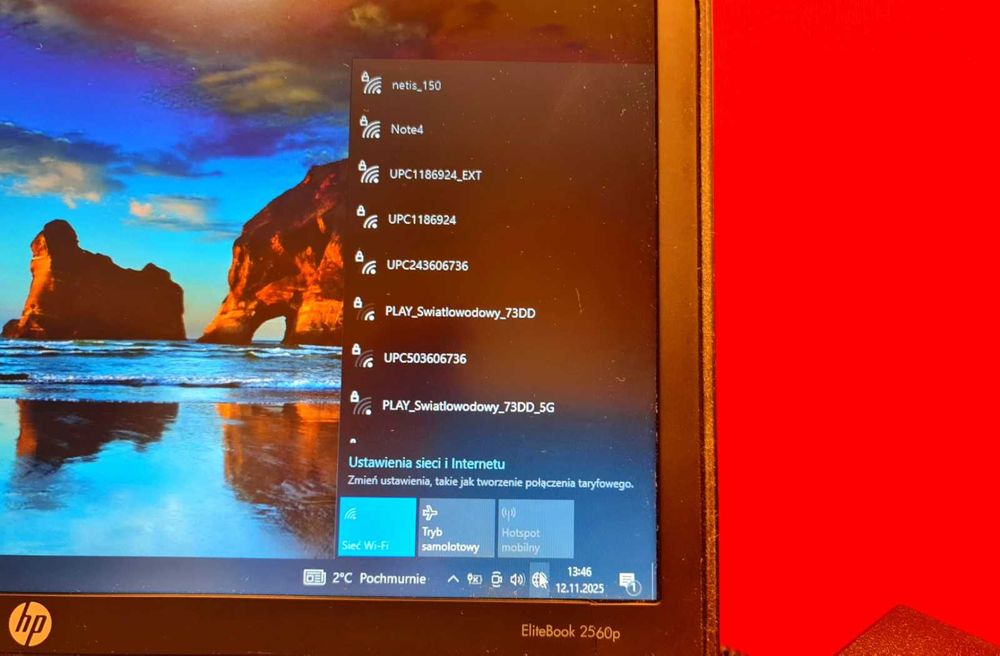 Sprzedam laptop HP Elitebook 2560p 12" i5-2540M 4GB sprawny