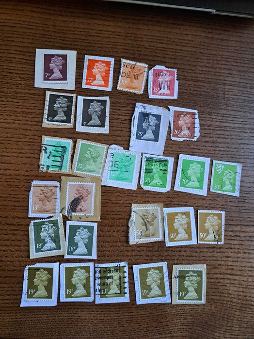 Марки гашені Великобританія