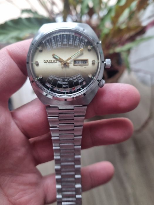 Orient królewski cesarski patelnia brązowy z kryształami