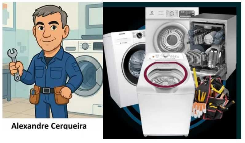 Reparação de máquinas de lavar roupa e louça, cama hospitalar, poltrona de massagem apartir de 60€