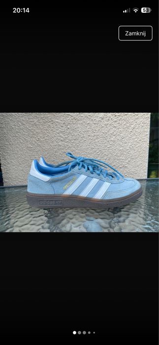 Buty adidas spezial niebieskie 38