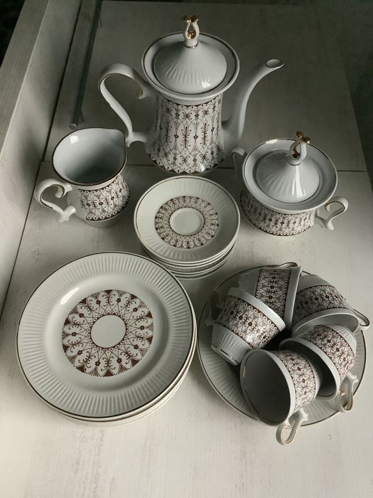 Чайний сервіз «Вечірні історія», СРСР, фарфор. 1985 р.