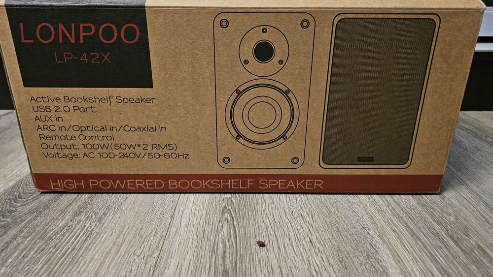 Колонки LONPOO LP-42X з Bluetooth 100 Вт, Hi-Fi звук, USB/HDMI ARC