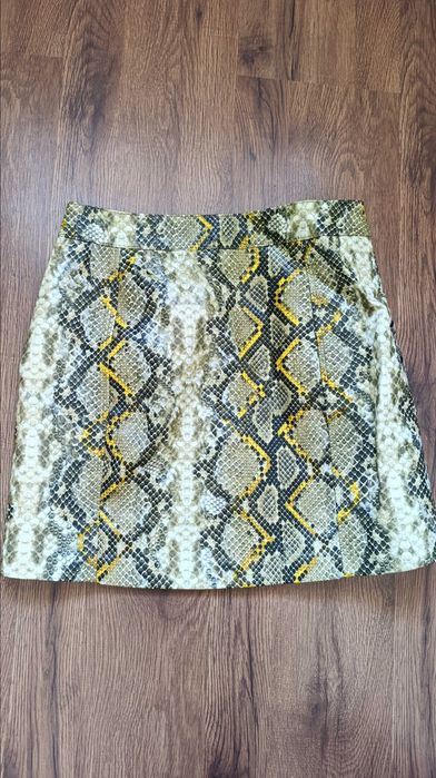 Міні спідниця принт пітон