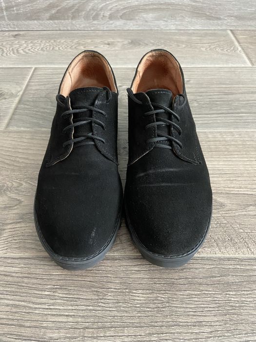 Жіночі замшеві туфлі на шнурках