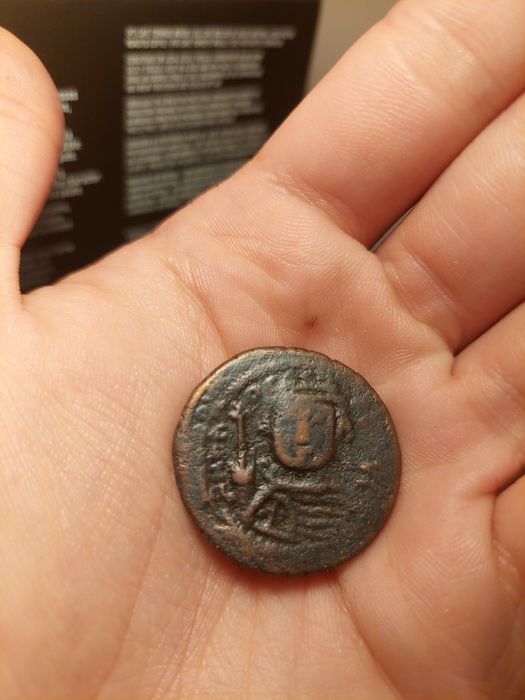 Moeda Bizantina Maurice Tiberius