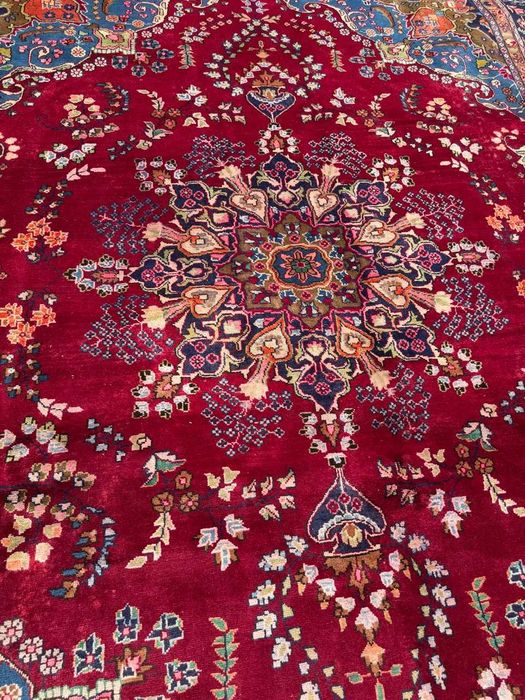 Nowy Dywan Wełniany Kaszmirowy Perski Iran Keshan 385x300