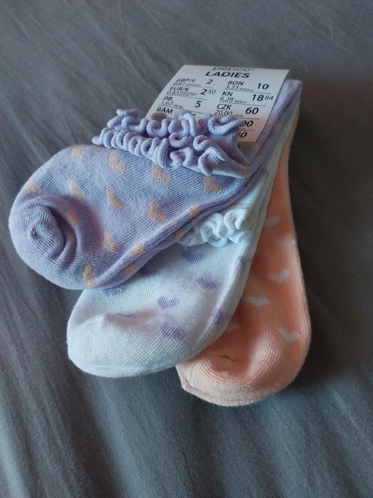 Skarpetki roz. 35-38 dla dziewczynki NOWE