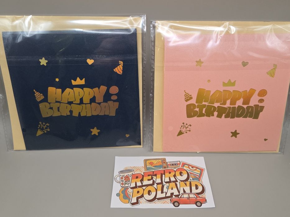 Piękna grająca kartka urodzinowa 3D tort
