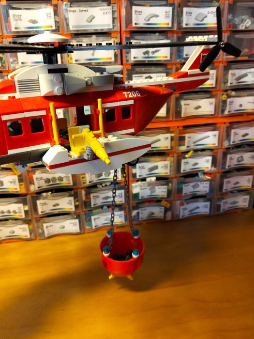 Lego city 7206 Fire Helicopter