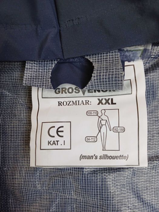 Kurtka męska przeciwdeszczowa XXL