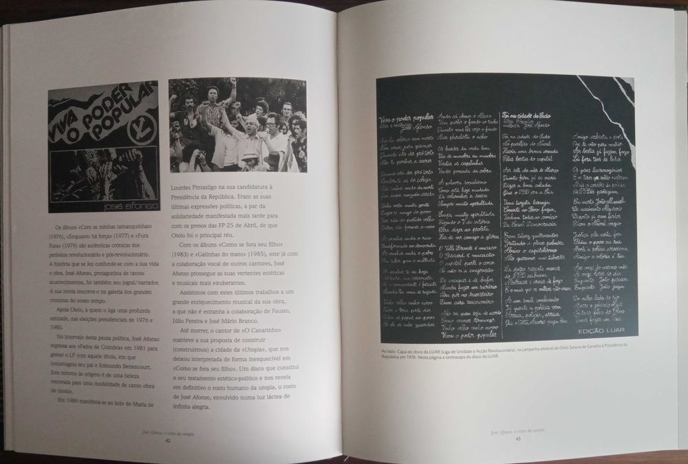 José A. Salvador	- - -		José Afonso - O Rosto da Utopia	- - -- -	Livro