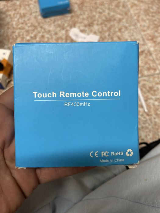 3 Interruptor Touch de Vidro Temperado (RF 433MHz) – Branco