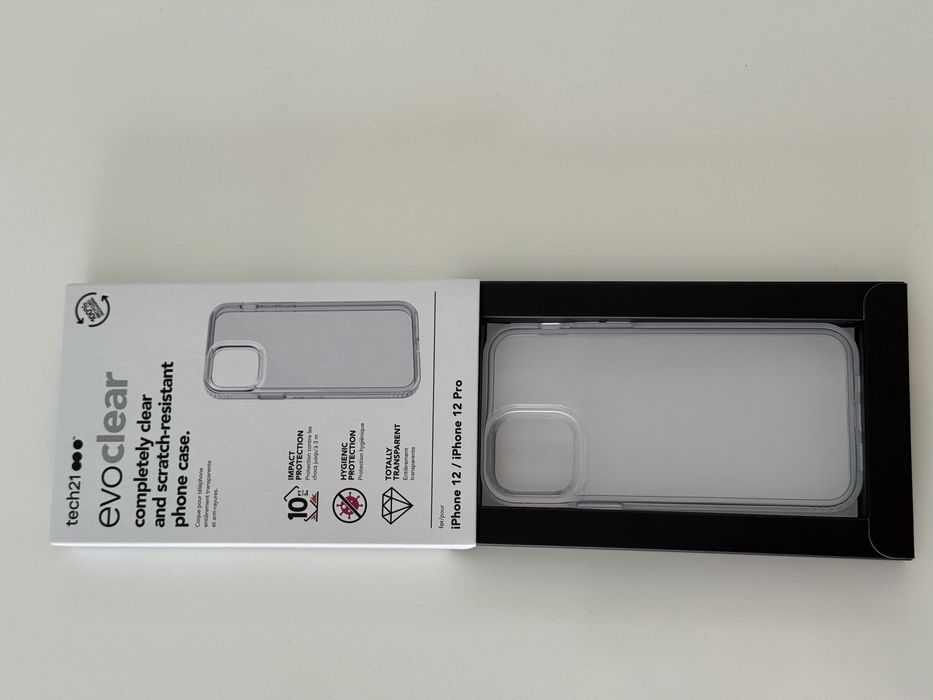 iPhone 12 NOVO 64GB Preto + Capa Transparente NOVA