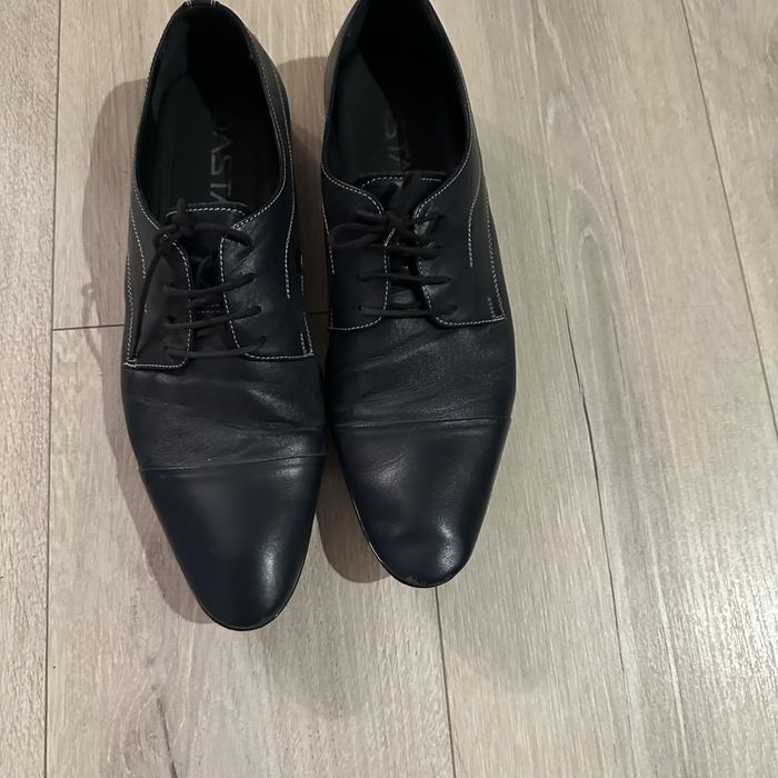 Eleganckie wizytowe polbuty meskie Dastan roz.41 skora naturalna!