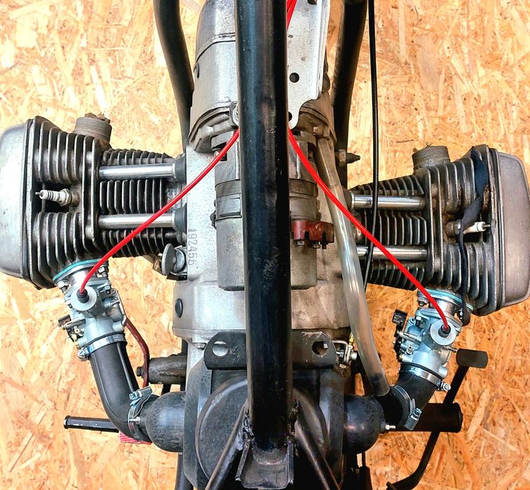 Трос газу PZ30 карбюратор МТ Днепр Урал К750 до ручки газу з ланцюжком