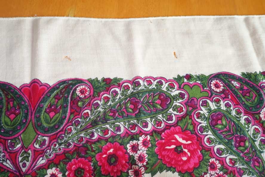 Strój ludowy.Chusta.