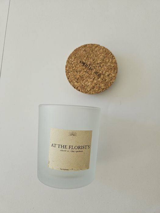 Szklany pojemnik po świeczce 130ml