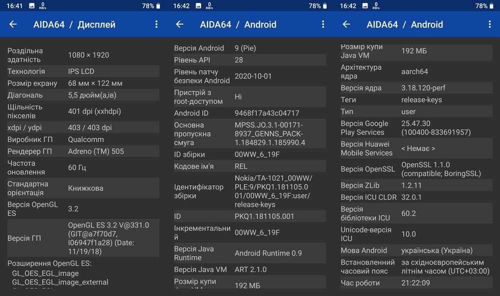 Смартфон Nokia 6 Dual Sim Tempered Blue (TA-1021) (3/32)(NFC)