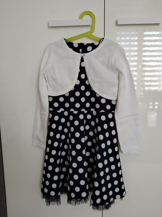 Sukienka na wzrost 122 i bolerko HM rozm 122/128