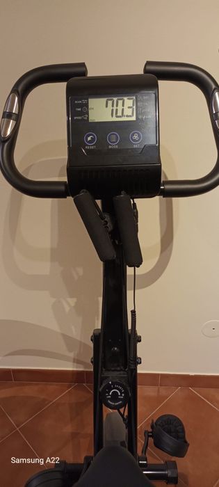 Bicicleta Magnética BIGZZIA Dobrável X-Bike 3 Em 1 Ajustável