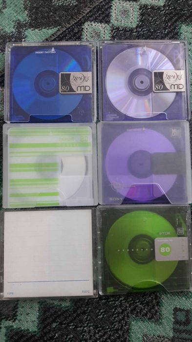 Мини диски-Sony\TDK\Maxell\victor\Axiа\74 -80 мин - как новые!