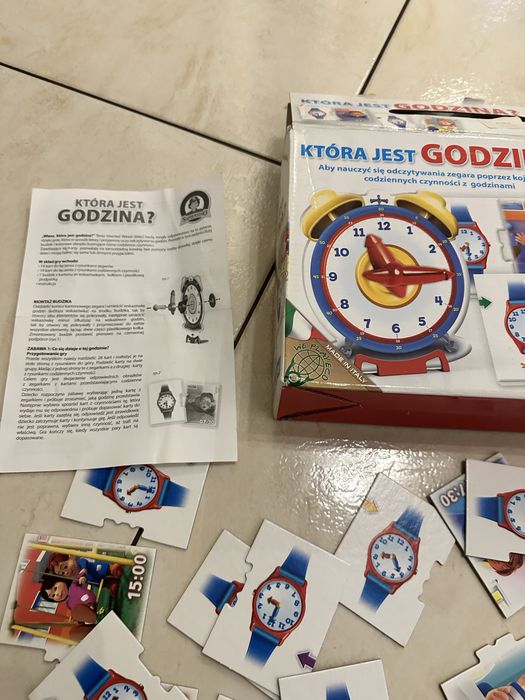 Gra Clementi „Która jest godzina?”