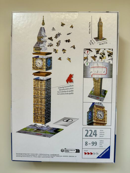 Puzzle 3D Big Ben Ravensburger