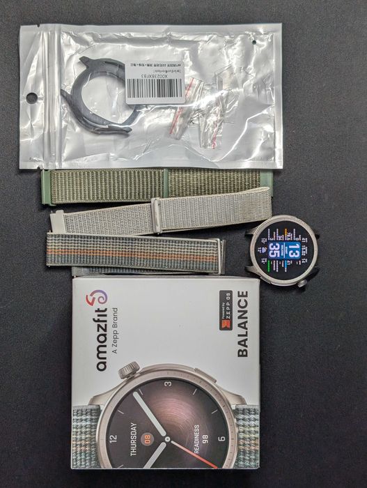 Amazfit Balance Sunset Grey + Braceletes Extra e Proteção