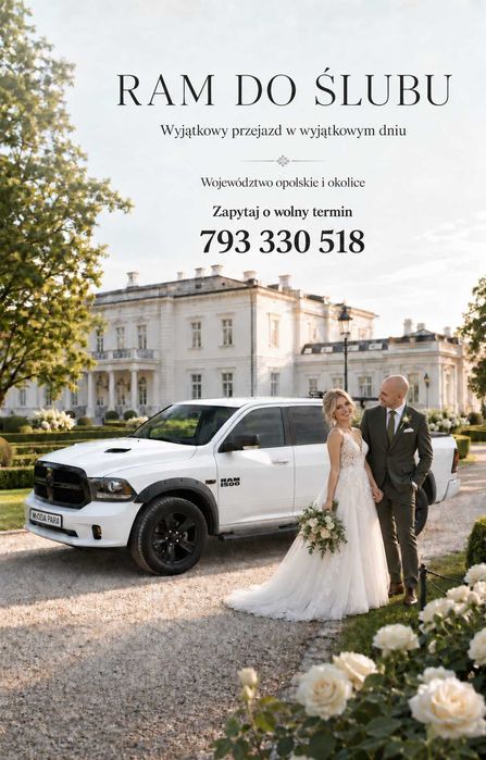 Dodge Ram do ślubu