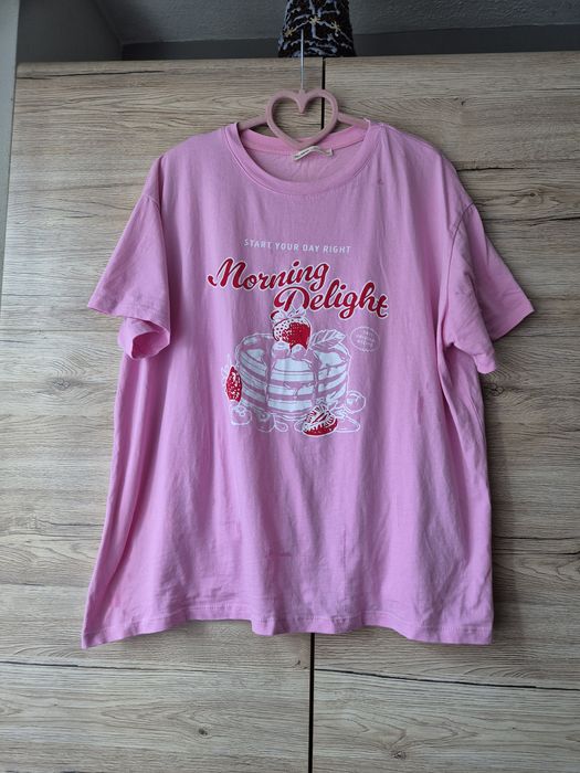 Bluzka T-shirt różowa