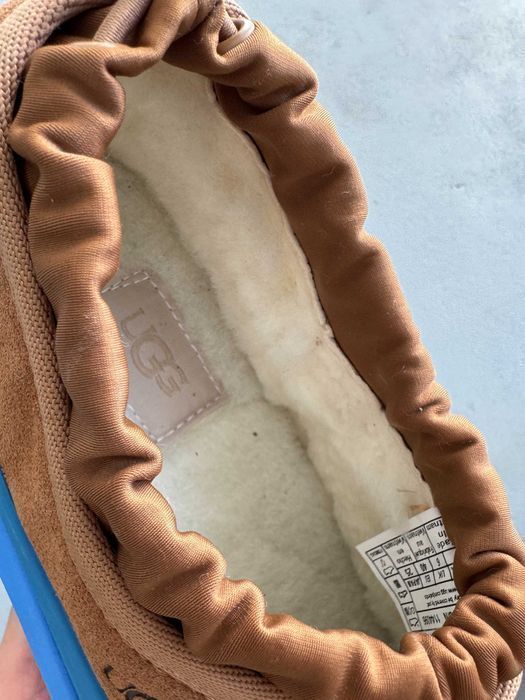 Уггі UGG Tasman Hybrid Weather Chestnut Blue Big Sky premium угги осінні/зимові з хутром