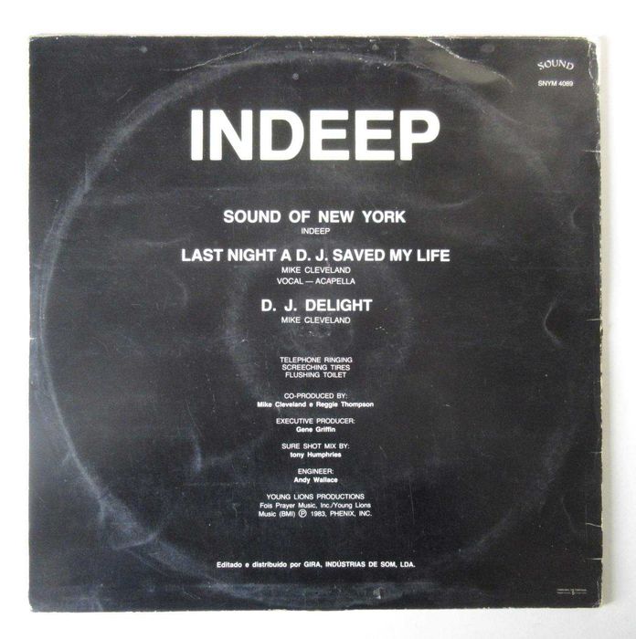 INDEEP - Last Night A D.J. Saved My Life (Máxi-Single)