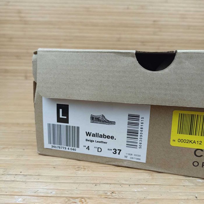 Туфлі, мокасини Clarks Wallabee Розмір 37 (23,5 см.)